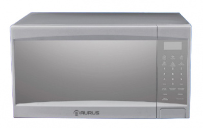 Aurus Horno de Microondas AMP07GS, 0.7 Pies Cúbicos, 700W, Plata 