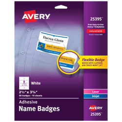 Avery Etiqueta Rectangular 41442, 80 Etiquetas de 2-1/3