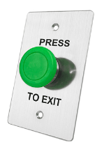 Axceze Botón Liberador AX-B130, Alámbrico, Plata 