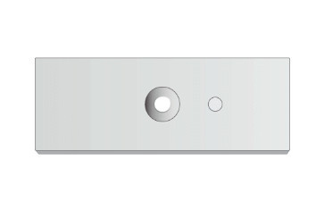 Axceze Chapa Magnética AX-M120, 3.2cm x 7.5cm, hasta 60Kg 