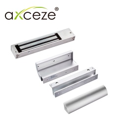 Axceze Cerradura Electromagnética AX-M600L, 25 x 4.85cm, hasta 272kg ― incluye Brackets AX-M600-GZ/AX-M600-L 