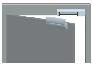 Axceze Cerradura Electromagnética MGZ620, 4.7 x 2.8cm, 280Kg ― Incluye Bracket AX-M620-GZ 