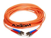 Axiom Cable Fibra Óptica Multimodo OM1 LC Macho - LC Macho, Núcleo 62.5µm, Cubierta 125µm, 3 Metros, Naranja 