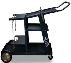 Axtech Carrito con Porta Tanque para Soldador AXT-TROLLEY, Negro 