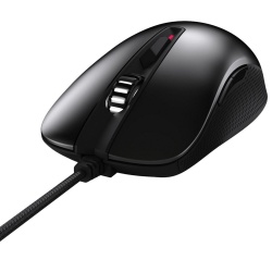 Mouse Gamer Azio Óptico EXO1/K, Alámbrico, USB, 3500DPI, Negro/Rojo 