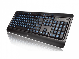 Teclado Azio KB505U, Alámbrico, USB, Negro (Inglés) 
