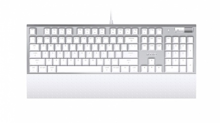Teclado Azio MK-MAC, Mecánico, Cherry MX Marrón, Alámbrico, Blanco - para Mac 