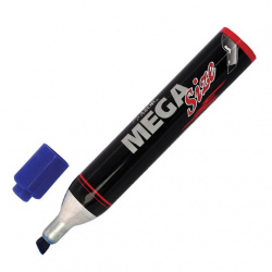 Azor Marcador Permanente Mega Size, Punto Fino de 0.6mm, Azul 