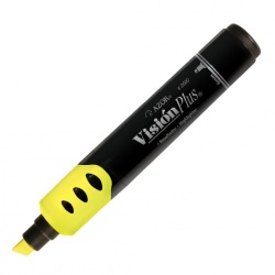 Azor Marca Textos Visión Plus, Fluorescente Amarillo, 12 Piezas 