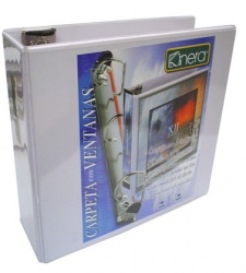 Azor Carpeta con Arillo 302.9411BL, para 450 Hojas de Tamaño Carta, 1 Pieza 