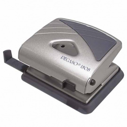 Azor Perforadora de 2 Orificios, hasta 25 Hojas, Gris 