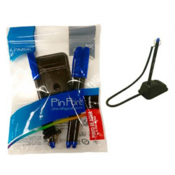 Azor Bolígrafo Pin Point, Punto de Aguja de 0.7mm, Azul, 3 Piezas 