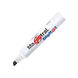 Azor Marcador Magistral Digital para Pizarrón Blanco, Negro, 12 Piezas 