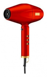 Babyliss Pro Secadora Fx Red, 3 Velocidades, 2000W, 2 temperaturas, Rojo 
