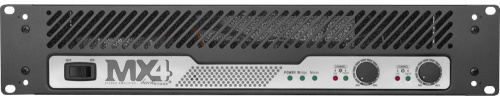 Backstage Amplificador MX4, 2 Canales, 400W, XLR, Negro 