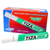 Baco Set de Marcadores Acuarelable Tiazapen, 12 Piezas, Verde 