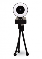 Balam Rush Webcam Stelar CW750, 1920 x 1080 Pixeles, USB, Negro 
