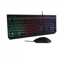 Kit Gamer de Teclado y Mouse Balam Rush SQUAD MASTER PLUS KTM555, Alámbrico, USB, Negro (Español) 