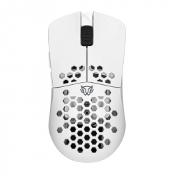 Mouse Gamer Balam Rush Óptico Speeder Light MG969, Inalámbrico, Bluetooth, 10.000DPI, Blanco 
