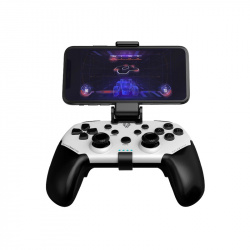 Balam Rush Gamepad Kontrol React G575, Inalámbrico, Bluetooth, Negro/Blanco 