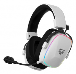 Balam Rush Audífonos Gamer Aeon Expert HS1100 para PlayStation/Xbox One/Nintendo Switch/PC/MAC/Smartphone, Alámbrico/Inalámbrico, USB-C, Negro/Blanco 