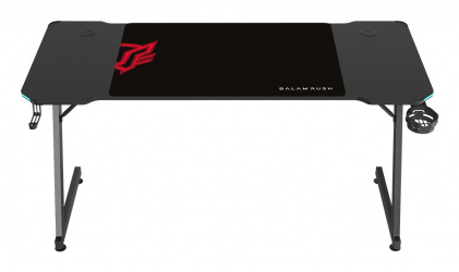 Balam Rush Escritorio Gamer Olympus Spot Glow MRX6000 RGB, 1400mm x 60cm, Negro  