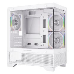 Gabinete Balam Rush Tank Perform 3200, Mini-Tower, Micro-ATX/Mini-ITX, USB 2.0/3.0, sin Fuente, 3 Ventiladores Instalados, Blanco  