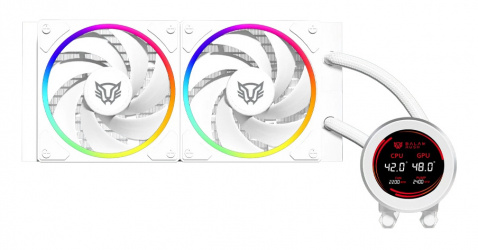 Balam Rush Hydrox Expert HYX24 Enfriamiento Líquido para CPU, 2x 120mm, hasta 2200RPM, Blanco 