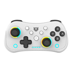 Balam Rush Gamepad BR-942560, Alámbrico/Inalámbrico, Bluetooth, Blanco 