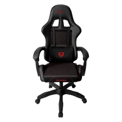 Balam Rush Silla Gamer Power Rush V2, hasta 120kg, Negro/Rojo 