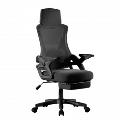 Balam Rush Silla Gamer Power Rush Mesh, hasta 100kg, Negro 