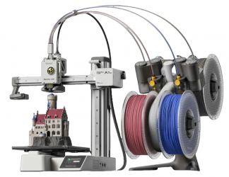 Bambu Lab Impresora 3D Lab A1 Mini Combo Ams Lite, 180 x 180 x 180mm  