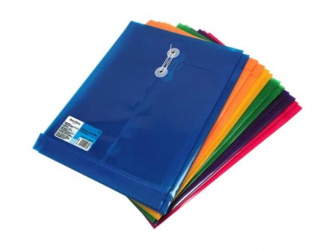 Barrilito Sobre Portadocumentos 115A4V, Cierre de Hilo, Tamaño Carta, Multicolor, 12 Piezas 