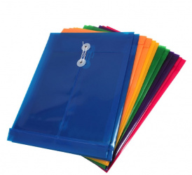 Barrilito Sobre Portadocumentos 120FCV, Cierre de Hilo, Tamaño Oficio, Multicolor, 12 Piezas 