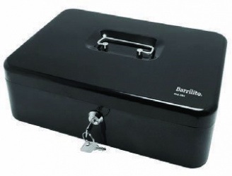 ﻿Cajón de Dinero Barrilito CM4 con Llave, 2Kg, Negro 