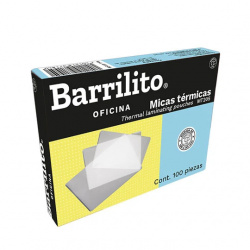 Barrilito Micas MT205, Paquete de 100 Piezas, 10 x 14.5cm, Transparente 