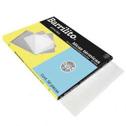 Barrilito Micas MT209, Paquete de 50 Piezas, 22.9 x 36.8cm, Tamaño Oficio, Transparente 