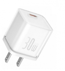 Baseus Cargador de Pared GAN5S, 30W, 1 x USB-C  