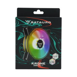 Ventilador Batauro ARX-600, 120mm, 1100RPM, ARGB, Negro  