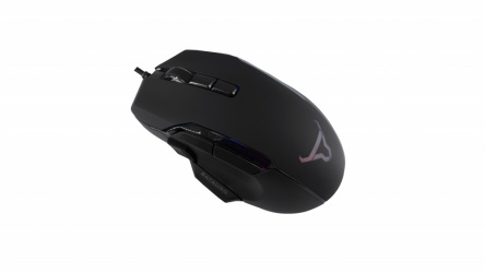 Mouse Gamer Ergonómico Batauro Óptico Balancer PWM3325, Alámbrico, USB-A, 6400DPI, Negro 