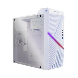 Gabinete Batauro Thanos con Ventana ARGB, Mini-Tower, Micro-ATX/Mini-ATX, USB 3.0/2.0, sin Fuente, 1 Ventilador Instalado, Blanco 
