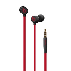 Beats by Dr. Dre Audífonos urBeats3, Alámbrico, 3.5mm, Negro/Rojo 