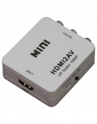 Beeper Convertidor de Audio y Video HDMI Hembra - RCA Hembra, Blanco 