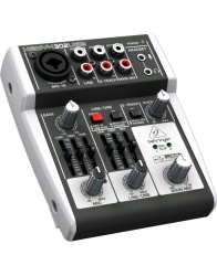 Behringer Interfaz y Mezclador de Audio Xenyx 302, Negro/Gris 