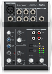 Behringer Mezcladora Pasiva 502s, 2 Canales, 16 bit, RCA/6.3mm, 8W 