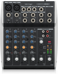 Behringer Mezcladora Pasiva 802S, 2 Canales, 16 bit, RCA/6.3mm, USB, 12W 