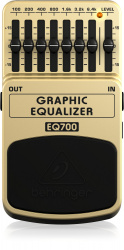 Behringer Pedal Ecualizador EQ700, Negro/Amarillo 
