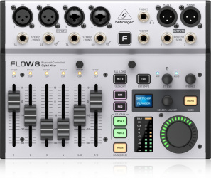 Behringer Mezcladora Digital FLOW 8, 8 Canales, 24 bit, Bluetooth, XRL, 5W 