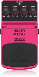 Behringer Pedal Heavy Metal Distortion HM-300, Rosa 