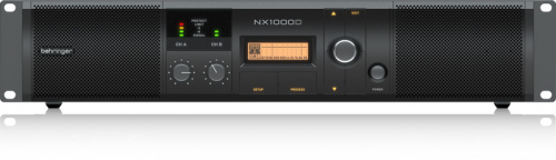 Behringer Amplificador NX1000D, 2 Canales, 500W, XLR/1/4